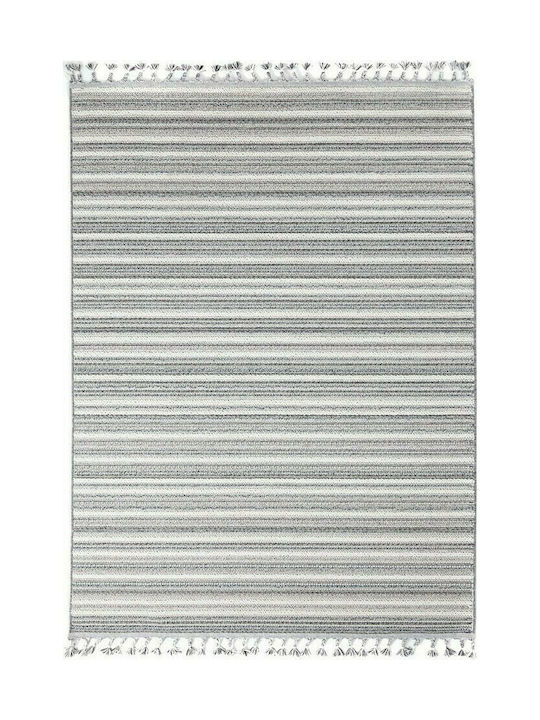 Polihome Erevos Rug Rectangular with Fringes Gray