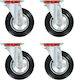 vidaXL Ρόδα Rotating Wheels 8pcs 160mm