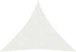 vidaXL Triangular Shade Sail White 4m 160gr/m² made of HDPE 160 g/m²