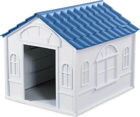 Vesta Medium Hundehaus Kunststoff Außenbereich Weiß 65x75.5x63.2cm
