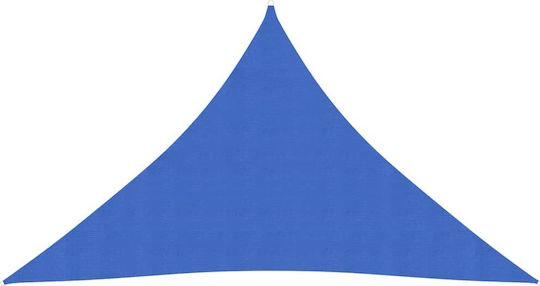 vidaXL Dreieck Sonnensegel Blau 2.5x2.5x3.5m 160gr/m² hergestellt aus HDPE 160gr/m²