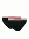 Herren Slips Schwarz 2Packung