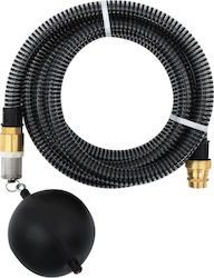 vidaXL 151059 Schläuche Schwarz mit Messingsteckern 5m 25mm