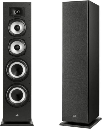 Polk Audio Monitor XT70 Ζεύγος Ηχείων Hi-Fi Δαπέδου 200W 3 Δρόμων Π23.5xΒ31.8xΥ10.3εκ. Μαύρο