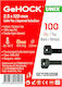 GeHock Plastic Cable Ties 120mm x 2.5mm in Black Colour (100 pcs) (125120)