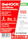 GeHock Δεματικά Καλωδίων Πλαστικά 200mmx3.6mm σε Λευκό χρώμα (100τμχ) (036200)