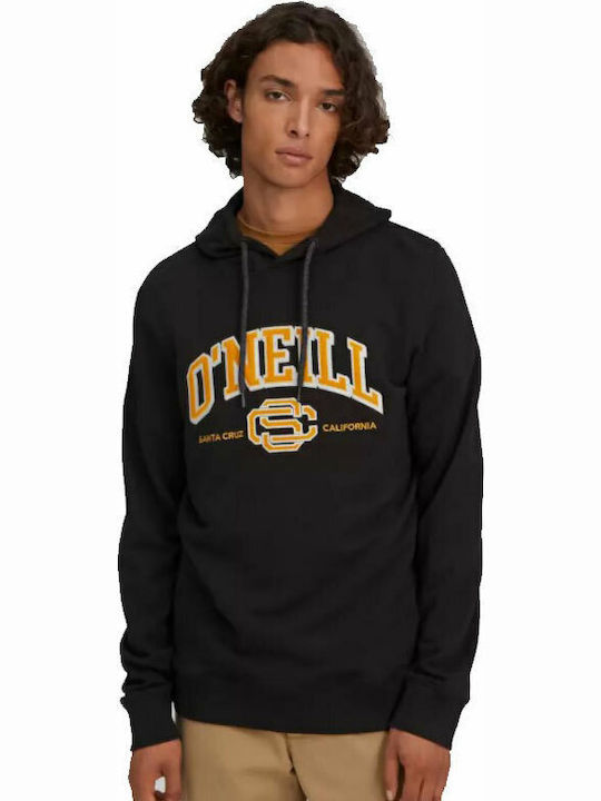 Surf State Sweatshirt with Hood Black