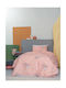 Palamaiki Cluster Set Kids Duvet Cover Single with Pillowcase Cotton Pink 170x250cm