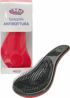 Viosarp Βούρτσα Με Τρίχες Σιλικόνης Brush Hair for Detangling Red VC1174