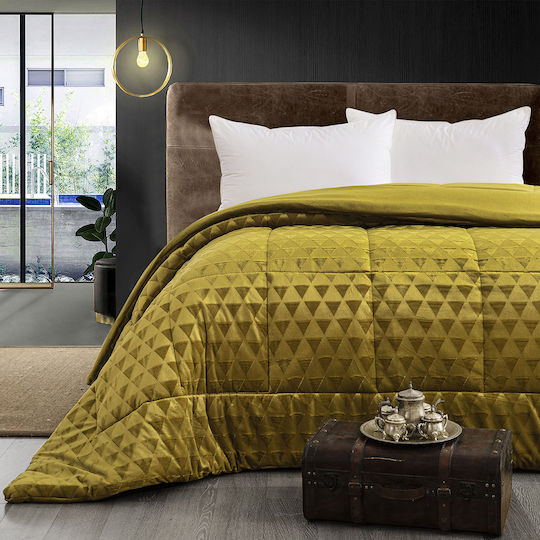 Beauty Home Husă de pătură Super Dublu 220x240cm 11053 Galben