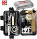 SOS EDC Emergency Supplies Tactical Survival Kit with Whistle