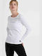 BodyTalk 1212-909126 Women's Blouse Long Sleeve White