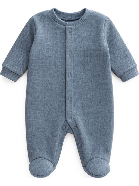 Beboulino Babystrampler Langärmliges Gray