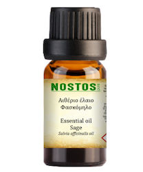 Nostos Pure Αιθέριο Έλαιο Φασκόμηλο 10ml