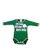 Panathinaikos Baby Underwear Bodysuit Set Long-Sleeved Green