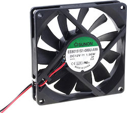 Sunon DC Fan 80x80x15mm 12V