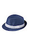 A&K Kids' Hat Fedora Straw Blue