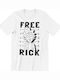 Free Rick Tricou Rick și Morty Alb 8191