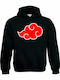 T-shirt Studio Akatsuki Cloud Hanorac cu glugă Naruto Negru