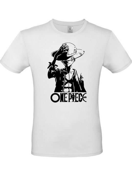 Tshirtakias T-shirt Ein Stück Weiß Baumwolle 213460-TSHIRT-WHITE