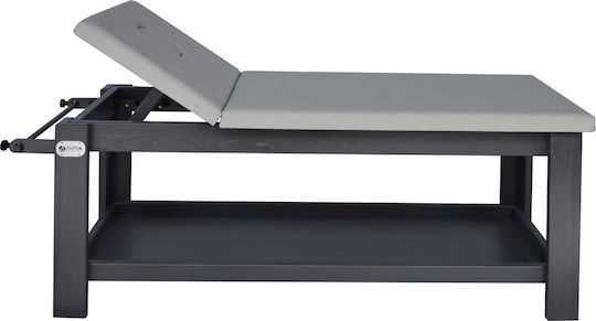 Alpha Pilates Physio Wooden Gray Massage and Physiotherapy Bed 195x75cm