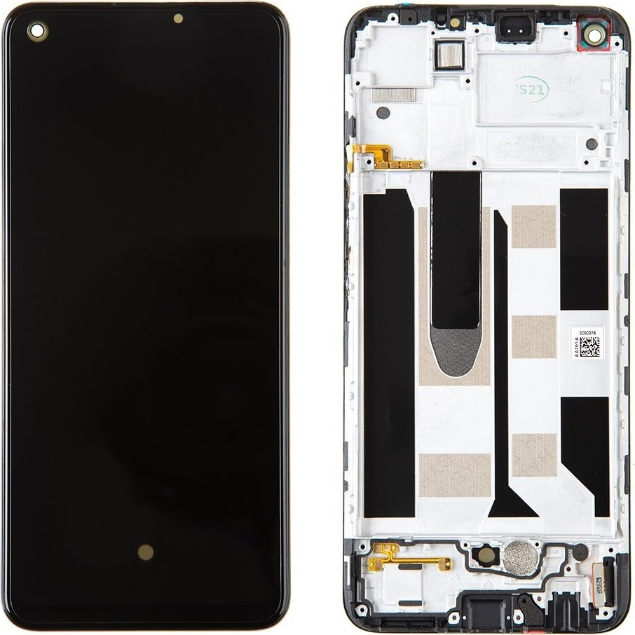Realme Οθόνη με Μηχανισμό Αφής και Πλαίσιο για Realme 8/8 Pro (Μαύρο) Skroutz.gr