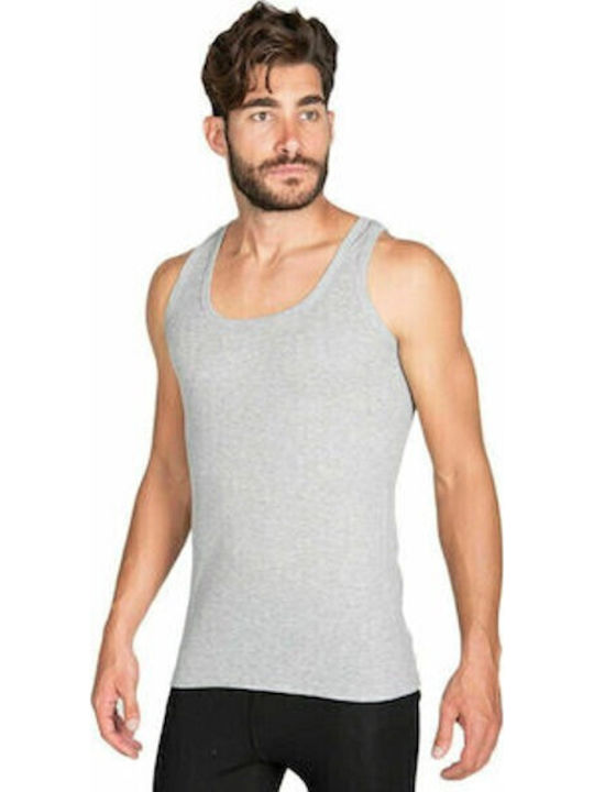 Men's Undershirt Sleeveless in Gray Color