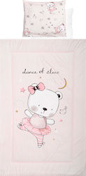 Lorelli Set Pentru Patut Ballerina Bear Roz 4buc piese