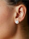 Paraxenies Earrings made of Silver with Stones & Pearls