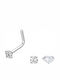 Nose Piercing Made of 14K Platinum