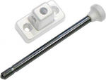 Lock for Sliding Aluminum Doors White