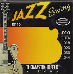 Thomastik Set of Strings for Electric Guitar Jazz Swing Extra Light