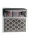Inart Rectangular Rug White, Black 120x180cm
