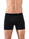 Berrak Herren Boxershorts Schwarz 1Packung