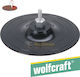 Wolfcraft 2223000 Rubber Backing Pad Velcro for Drake Drill 125