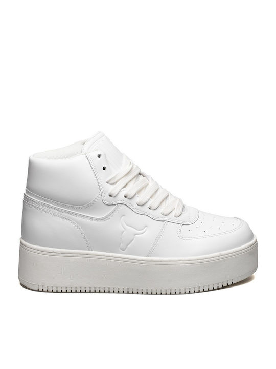 Windsor Smith Thrive Flatforms Turnschuhe Weiß