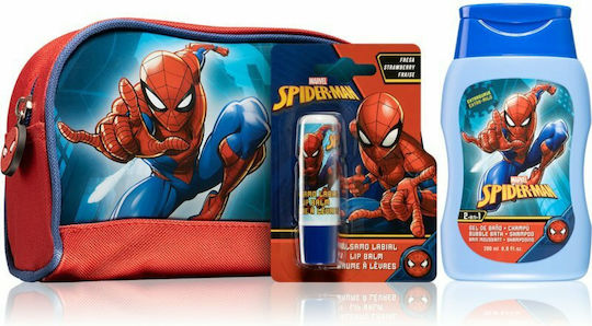 Lorenay Spiderman Gift Set Care Set Blue 200ml 3pcs