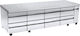 Niki Inox Workbench Fridge Without Motor H64xW195xD60cm
