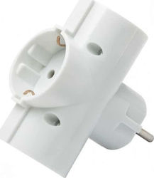 Com T-Shaped Wall Plug 3 Sockets
