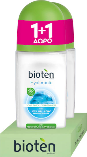 Bioten Hyaluronic 48h Roll-On 2 x 50ml