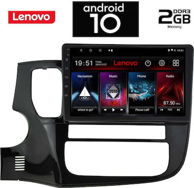 Lenovo Car-Audiosystem für Mitsubishi Outlander 2013> (Bluetooth/USB/AUX/WiFi/GPS) mit Touchscreen 10.1" IQ-AN X6857_GPS