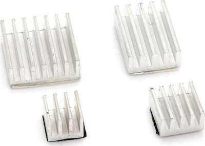 Heatsink Set Aluminum for Raspberry Pi 4 (4τμχ)