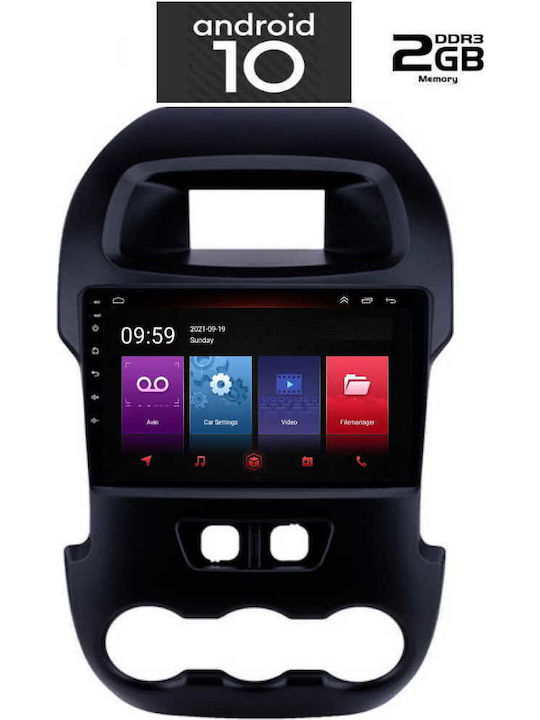 Lenovo Car-Audiosystem für Audi A7 Ford Ranger 2011-2015 (Bluetooth/USB/AUX/WiFi/GPS) mit Touchscreen 9" IQ-AN X4761_GPS