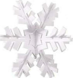 Atmosphera Christmas Flake Figure White 78x70x70cm