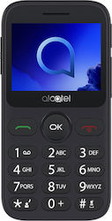 Alcatel 2019G Single SIM Κινητό με Μεγάλα Κουμπιά Metallic Gray