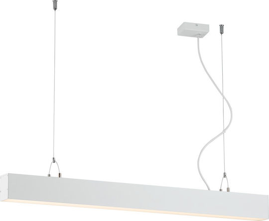 Viokef LED Комерсиално Линейно Осветление Светило Таван 30W Неутрално бяло IP20 с Регулируема Интензивност Ш90xД5.5см.