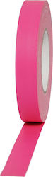 Fos Technologies Self-Adhesive Fabric Tape Pink 25mmx50m 1pcs