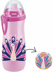 Nuk Sports Cup Peacock Educational Sippy Cup Plastic Pink for 24m+m+ 450ml 10.255.577