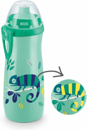 Nuk Sports Cup Educational Sippy Cup Plastic Green for 24m+m+ 450ml 10.255.577