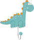 Christening Favor with Hanger Dinosaur made of Wood